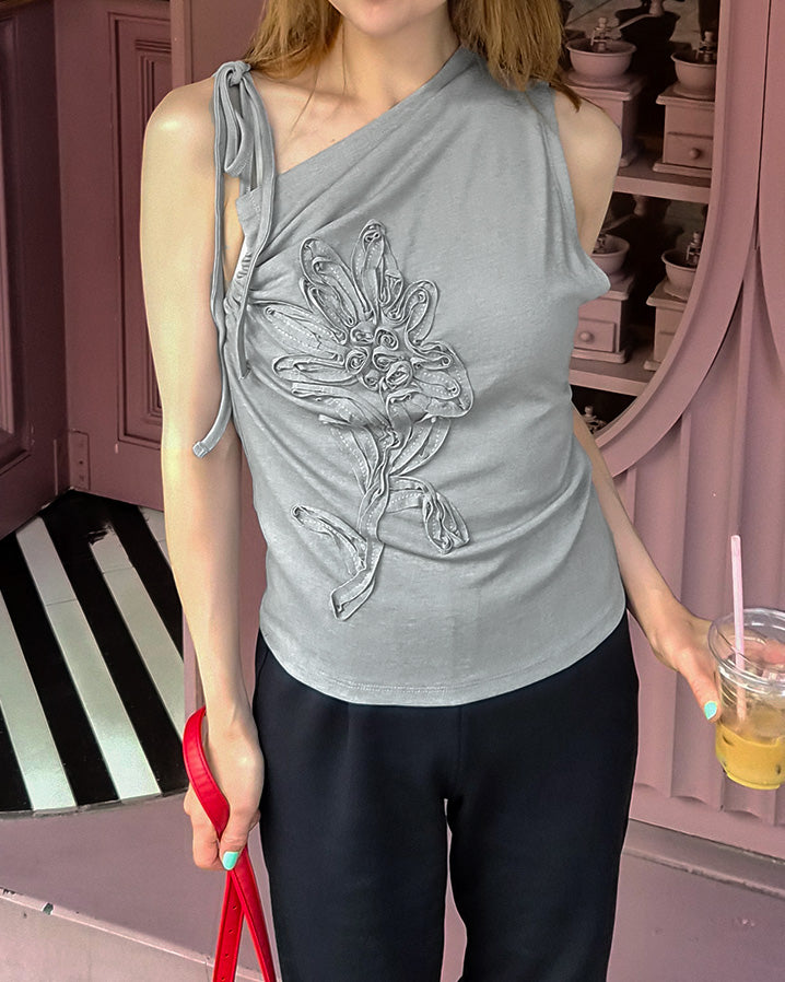 flower motif camisole