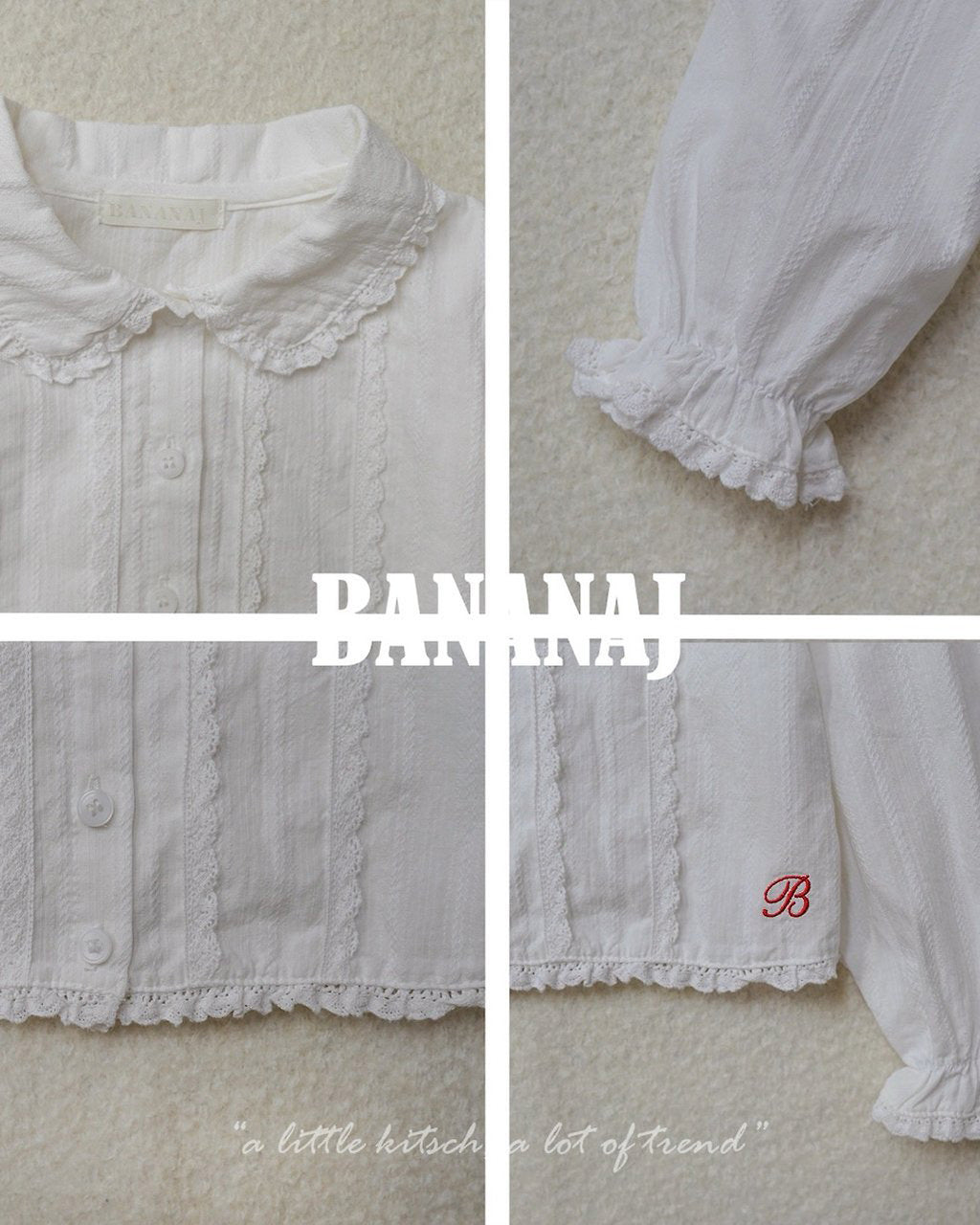 【BANANAJ】merci blouse