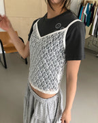 lace sheer camisole