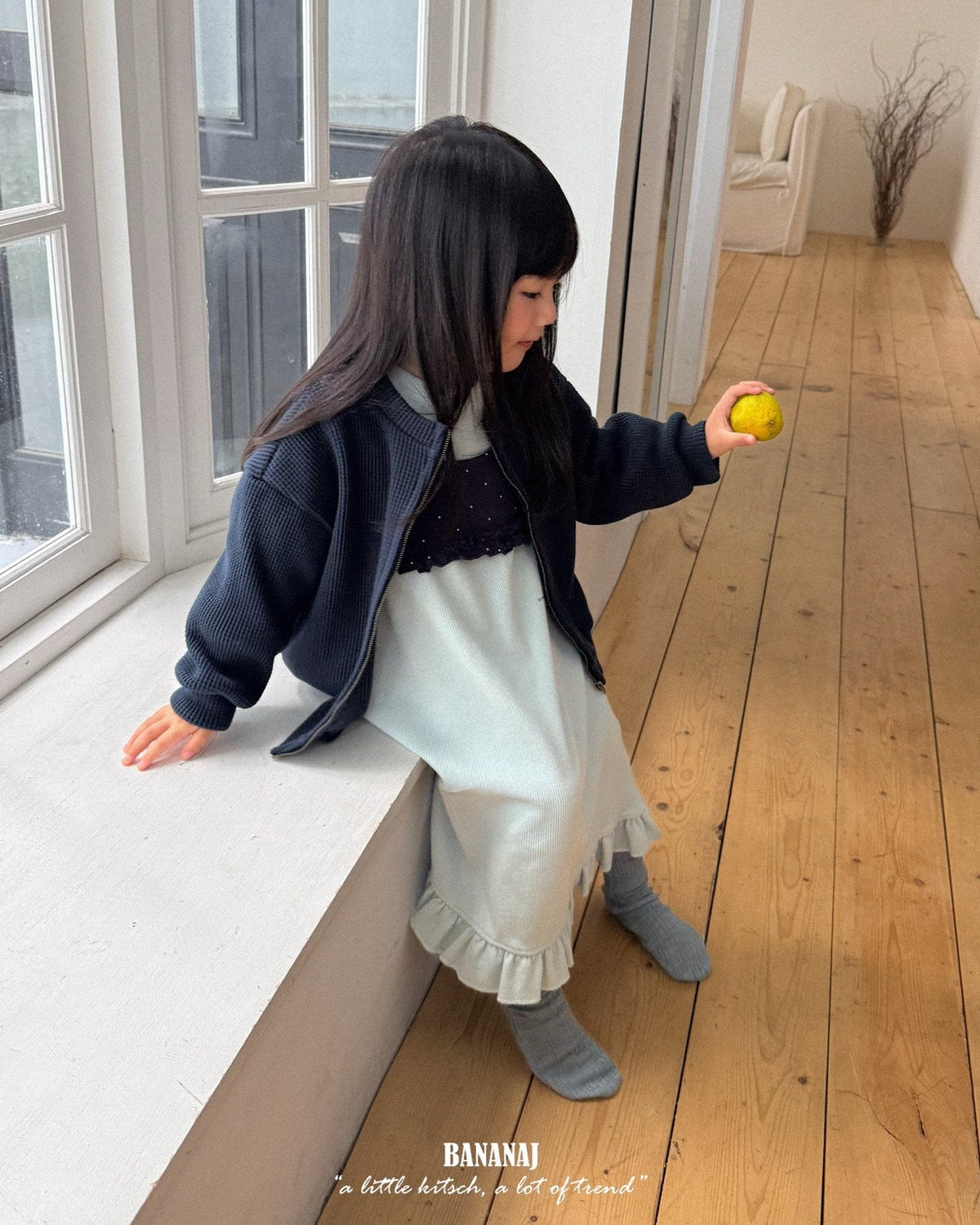 【BANANAJ】waffle jacket