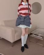 big ribbon padding bag