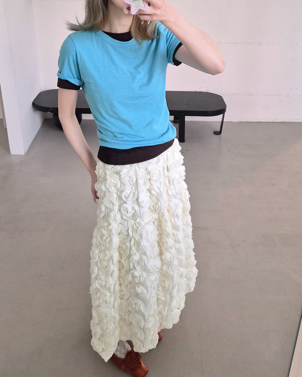 basic color rayon T (1pcs)