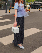 flower mermaid long skirt