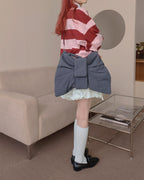 big ribbon padding bag