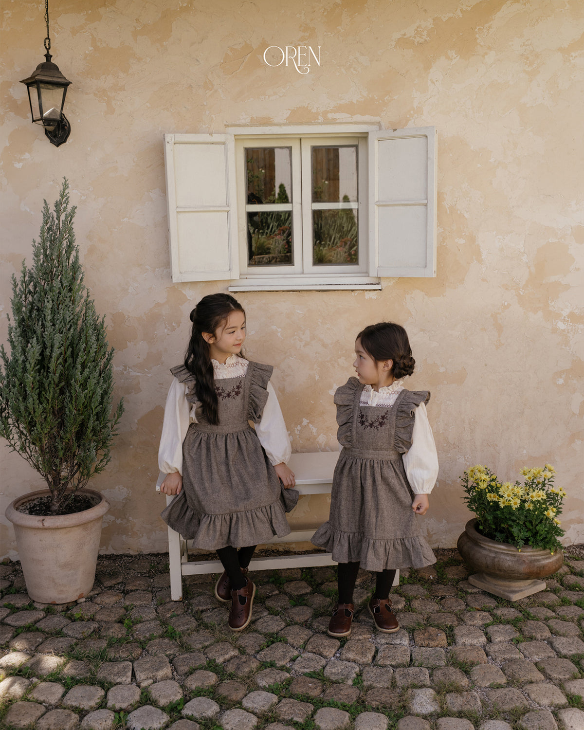 【OREN】solen suspender dress