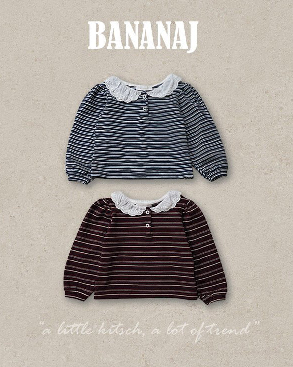 【BANANAJ】puella collar tee