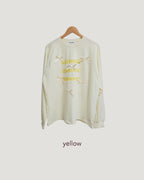 ribbon point logo long sleeve T