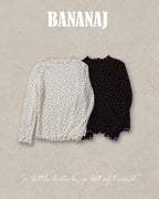 【BANANAJ】rose turtleneck tee