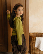 【OREN】blooming frill picot T-shirt
