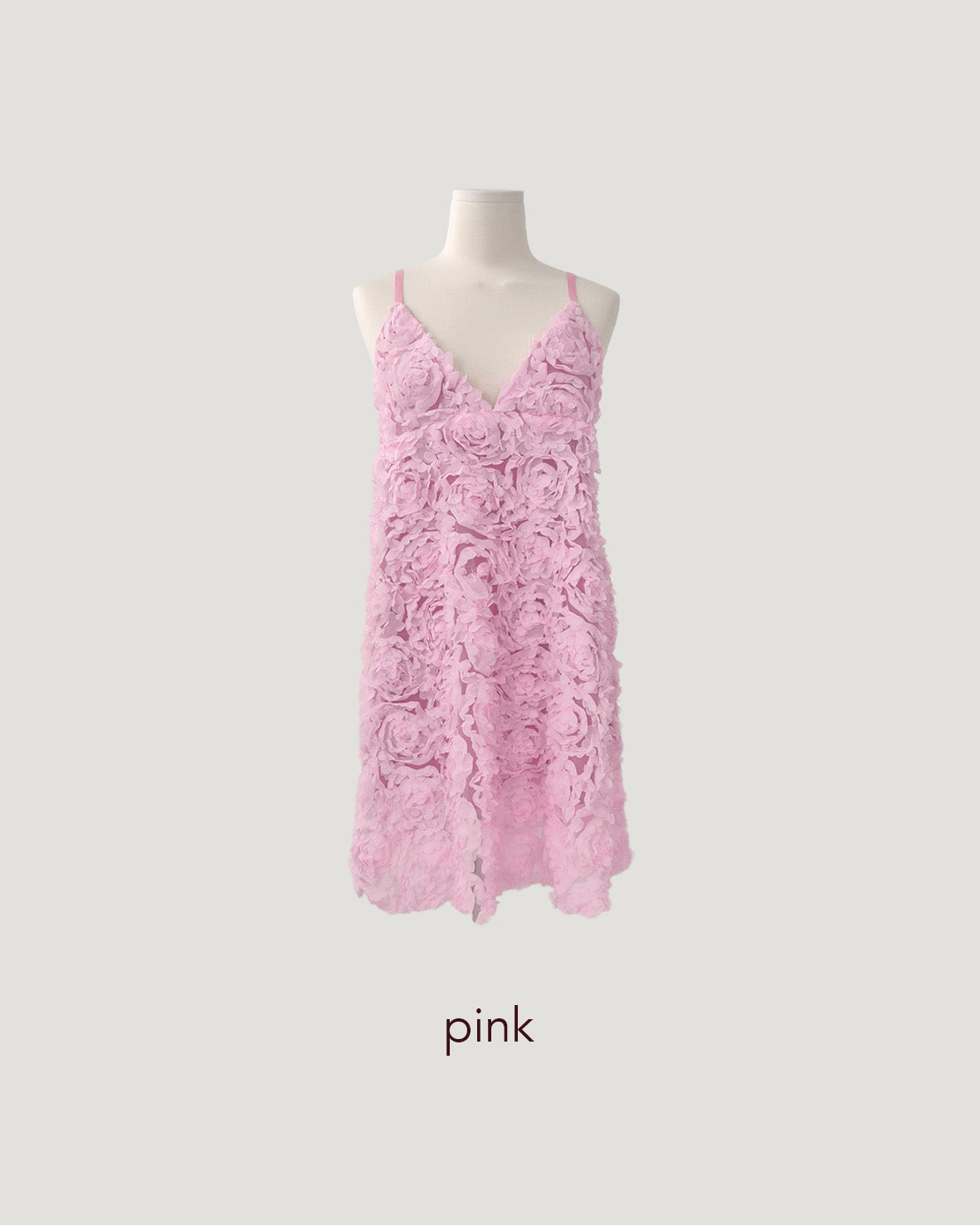 rose motif volume tunic