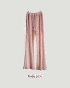 lace boot cut pants
