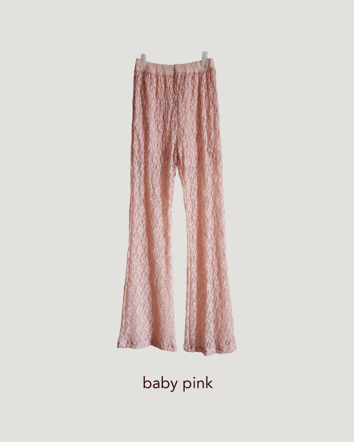 lace boot cut pants