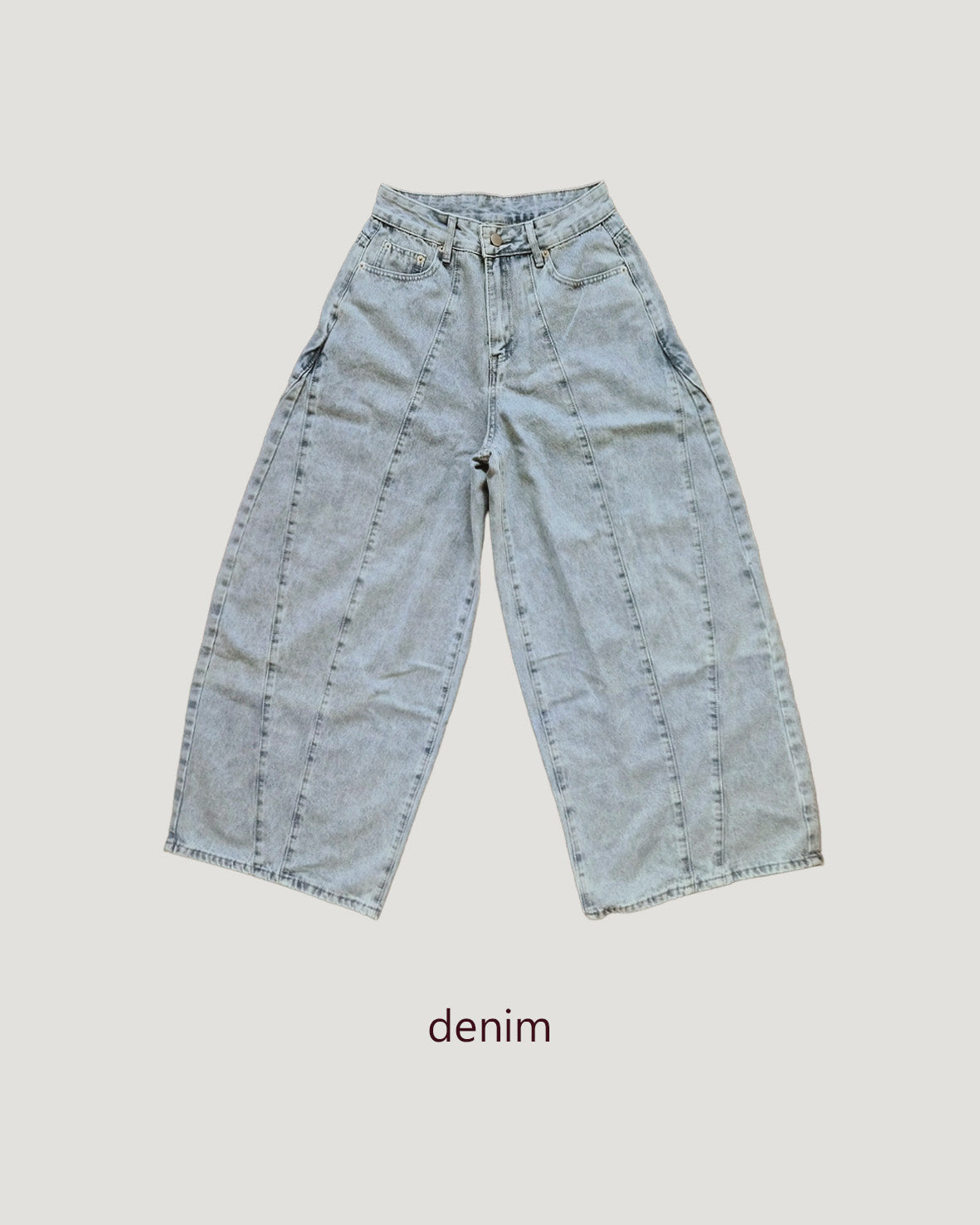 curve denim pants