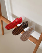jelly flat shoes