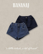 【BANANAJ】heart pocket peanuts short pants