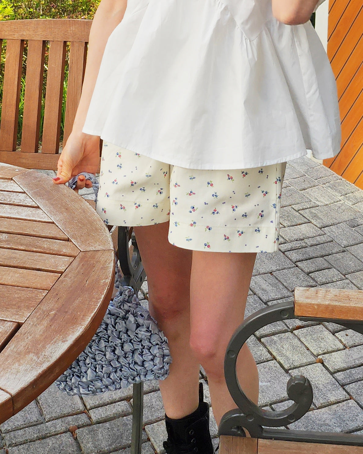 flower short pants