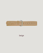 faux suede wide belt