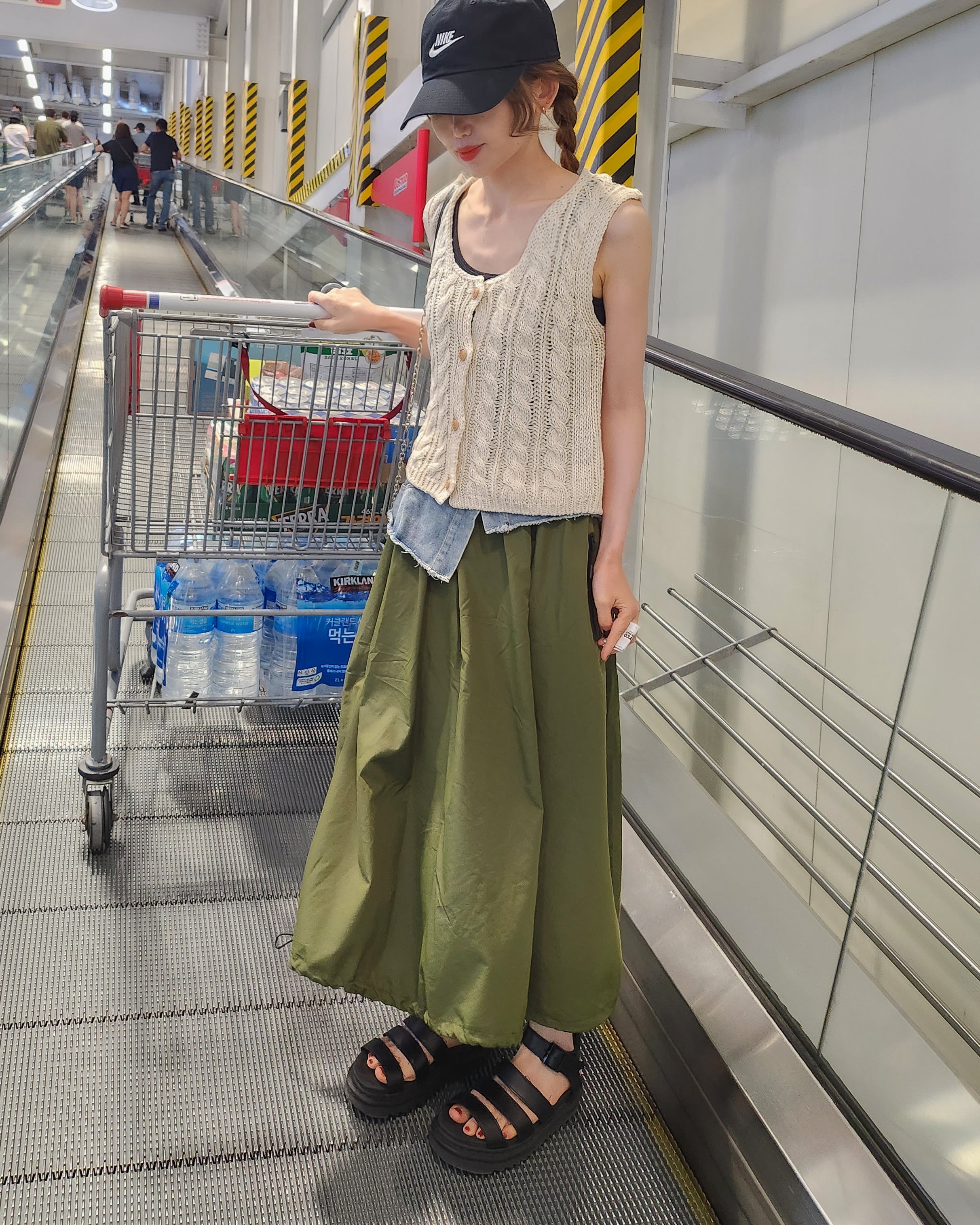 cable knit vest cardigan