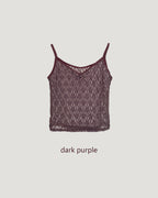 lace sheer camisole