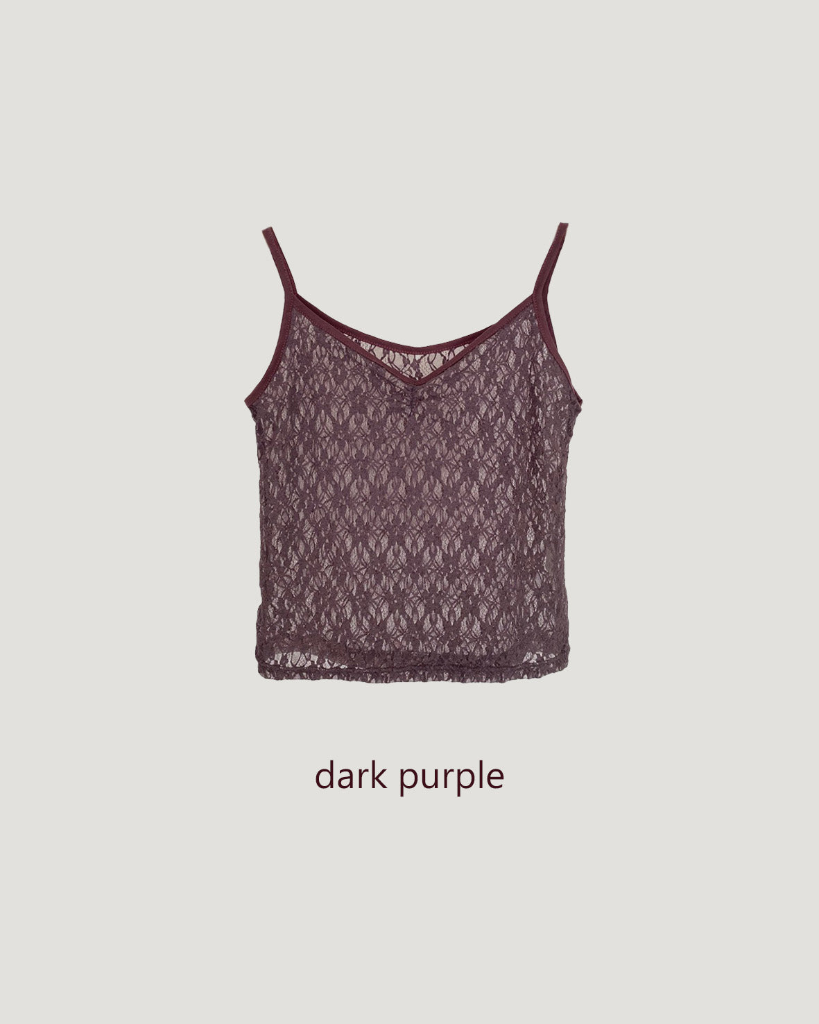 lace sheer camisole