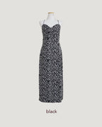 flower camisole long dress