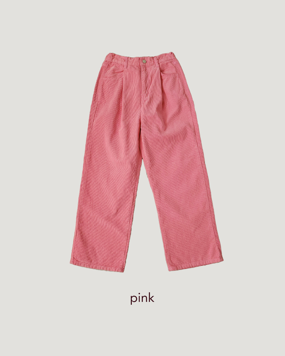 heart pocket corduroy pants