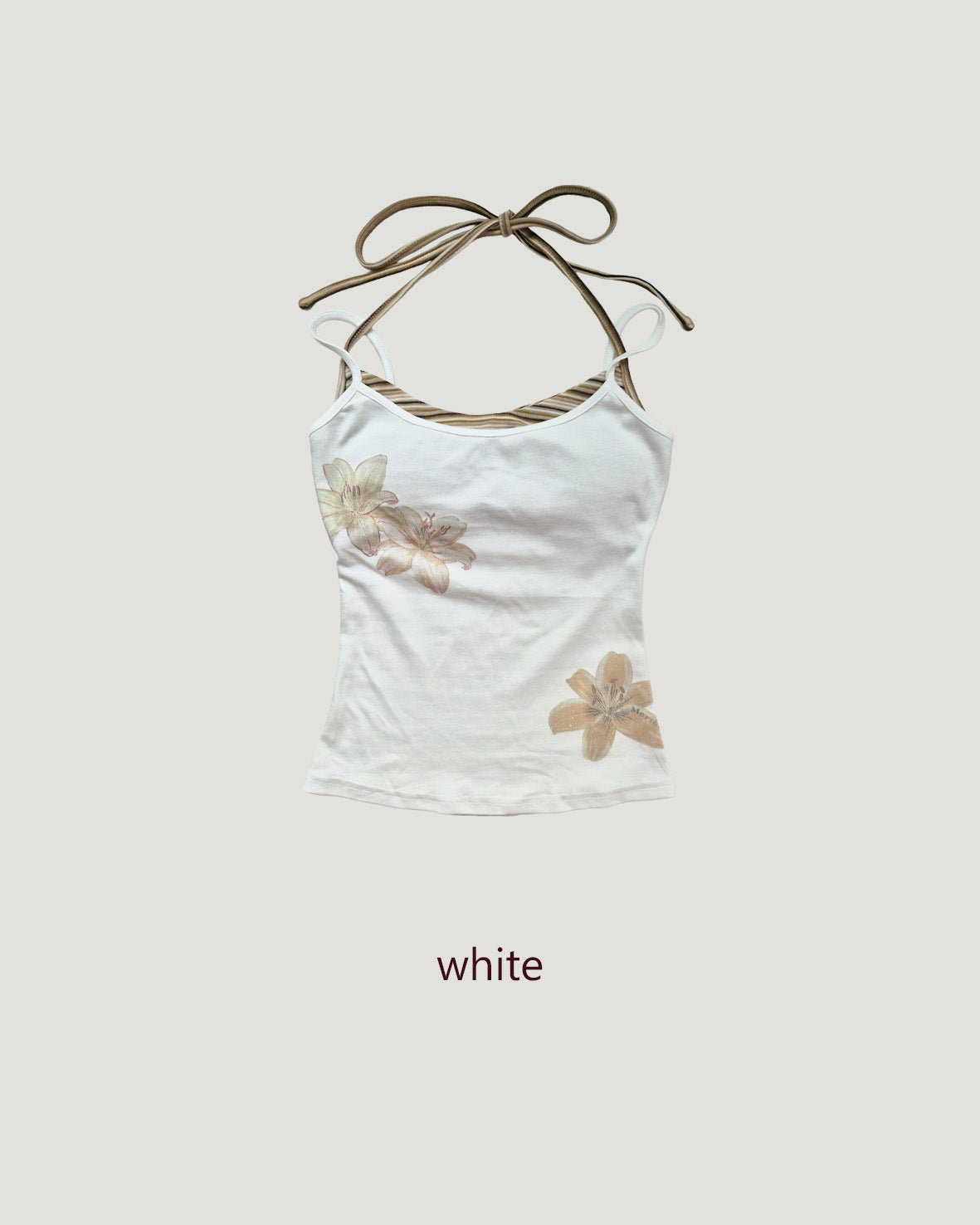 plumeria flower camisole