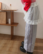 lace line nylon pants
