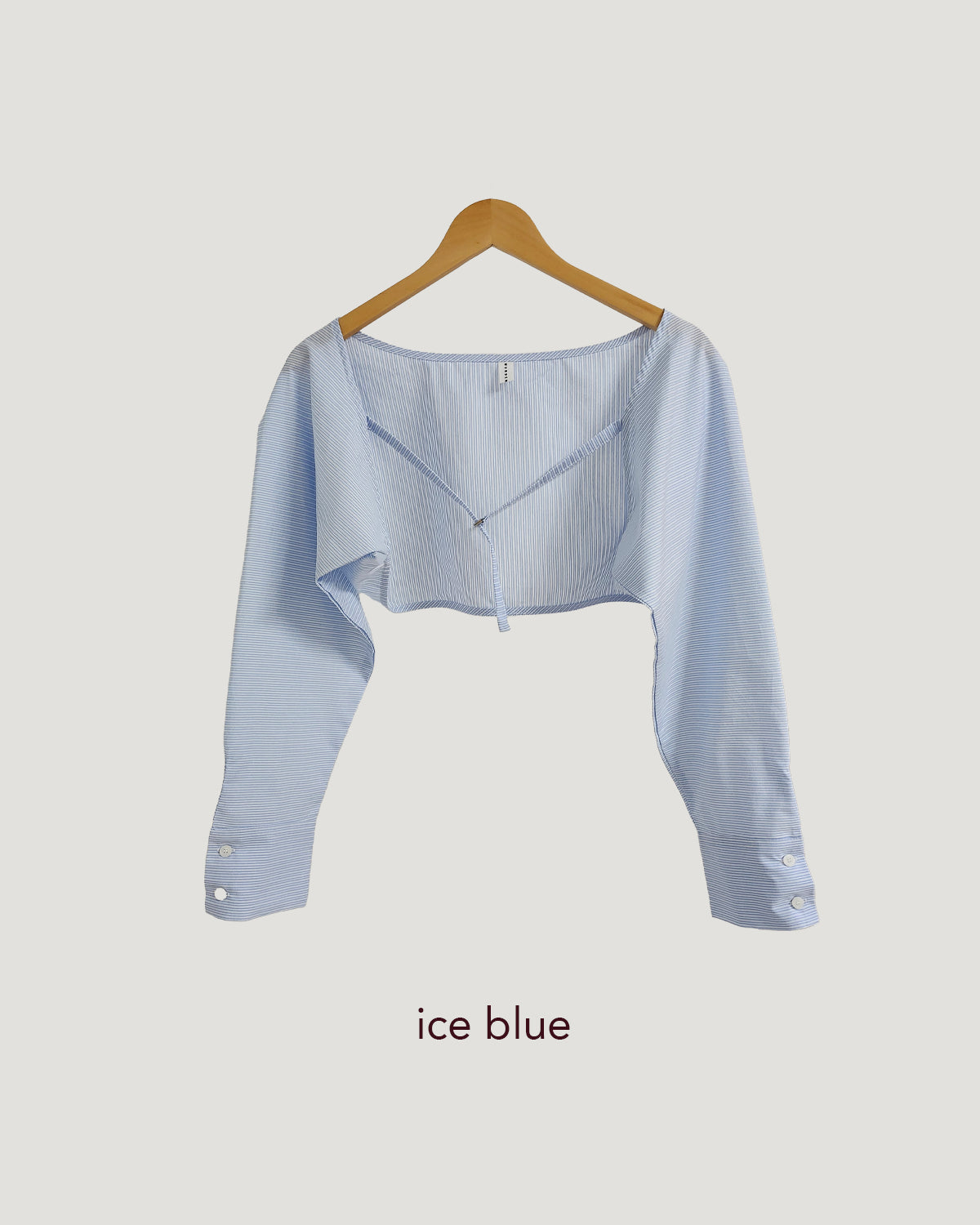 stripe shirt bolero