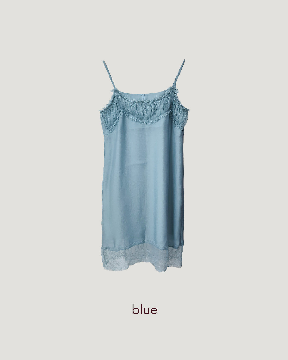 lace point camisole midi dress