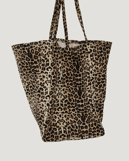 leopard tote bag