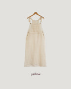 flower lace sheer salopette dress