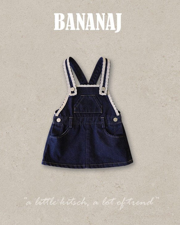 【BANANAJ】lace suspender dress