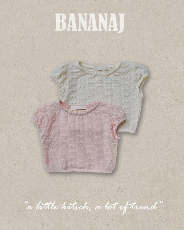 【BANANAJ】bubble puff tee
