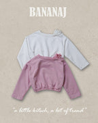 【BANANAJ】shoulder sweatshirt