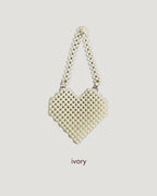heart beads bag