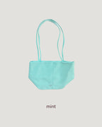 happy color glossy shoulder bag