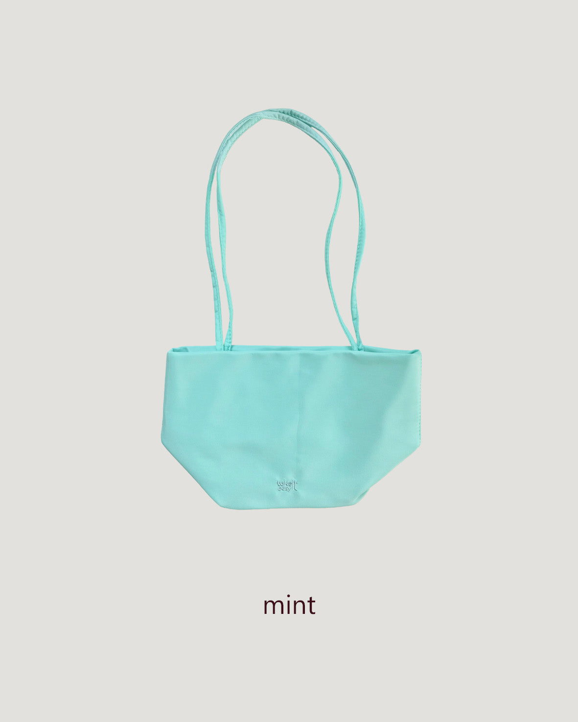 happy color glossy shoulder bag