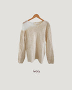 damage chunky knit