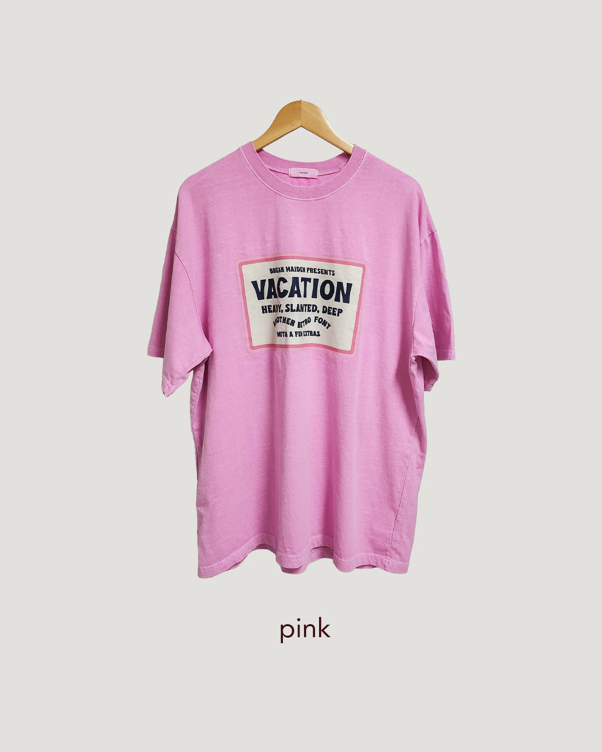 vacation box logo oversize T