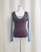 2 item layered top (2点セット)