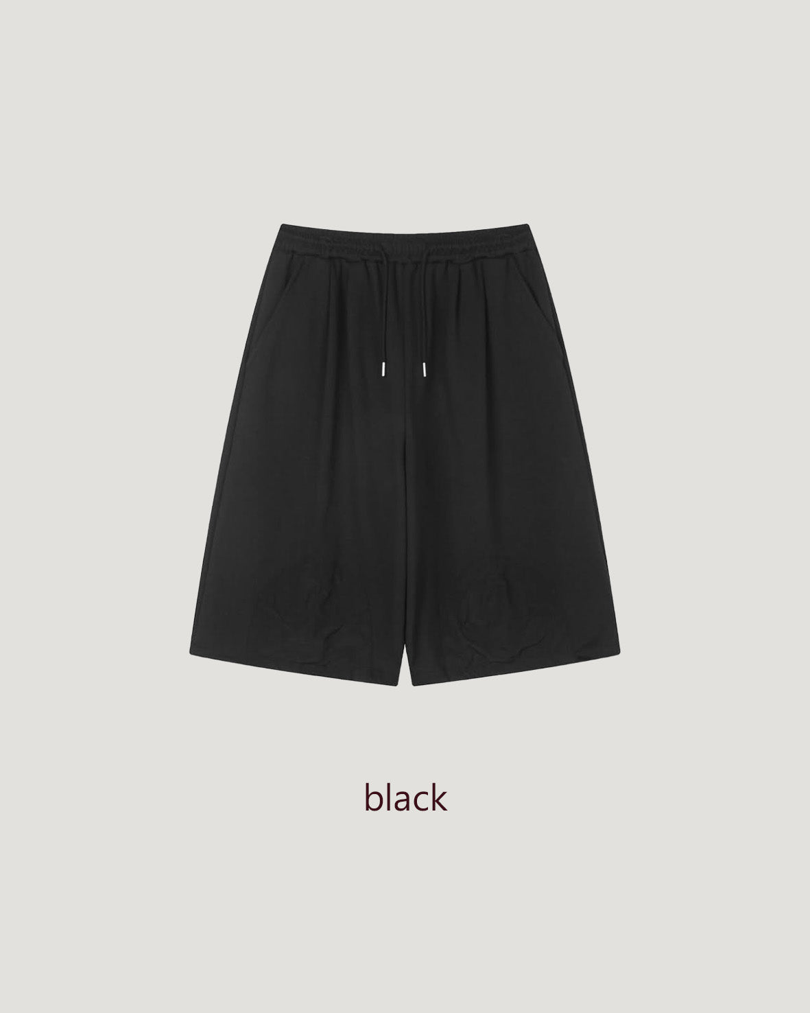 sweat nylon switch balloon half pants