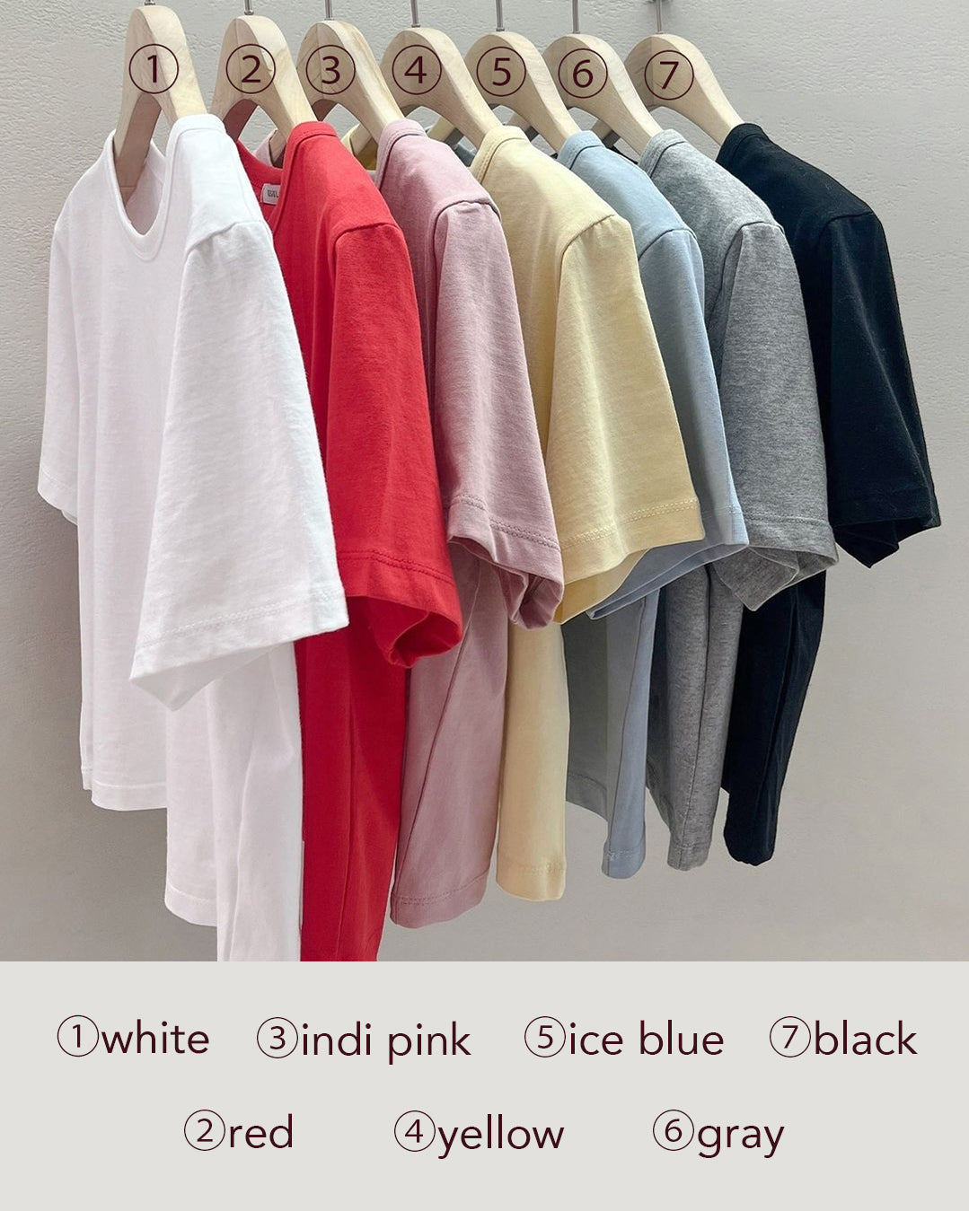 basic cotton color T