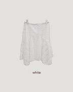 lace spangle flare skirt
