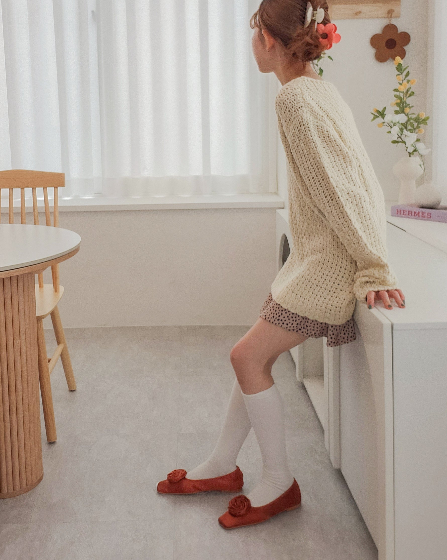 damage chunky knit