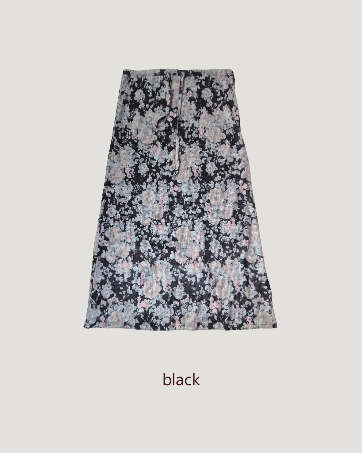 blurred rose long skirt