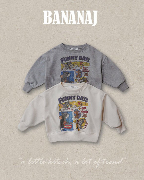 【BANANAJ】funny day sweatshirt