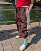 lace line nylon pants