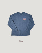 pigment box logo oversize long sleeve T