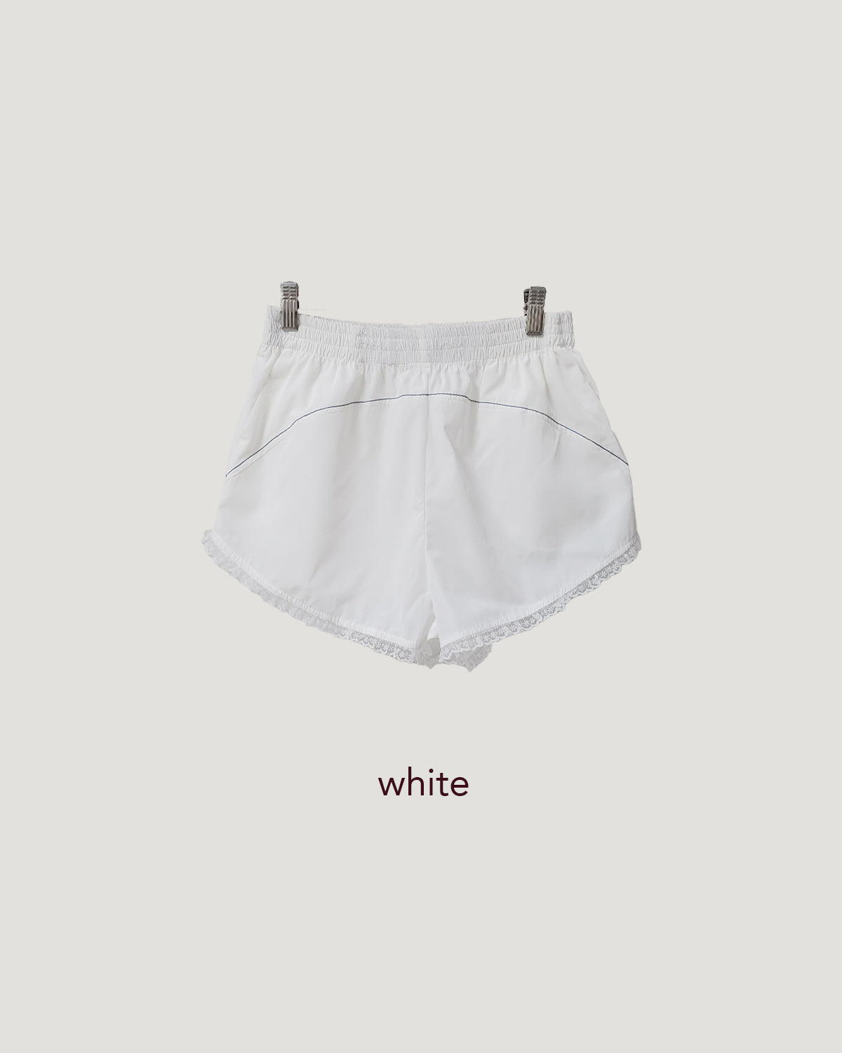 lace point balletcore short pants